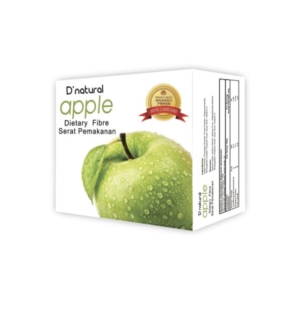 D'Natural Apple Dietary Fibre box